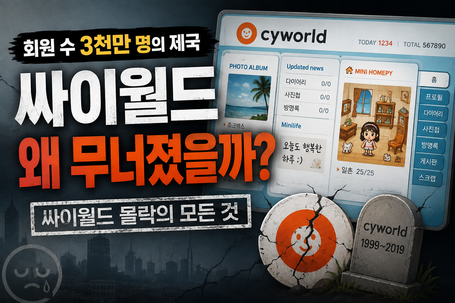 싸이월드 왜 무너졌을까?